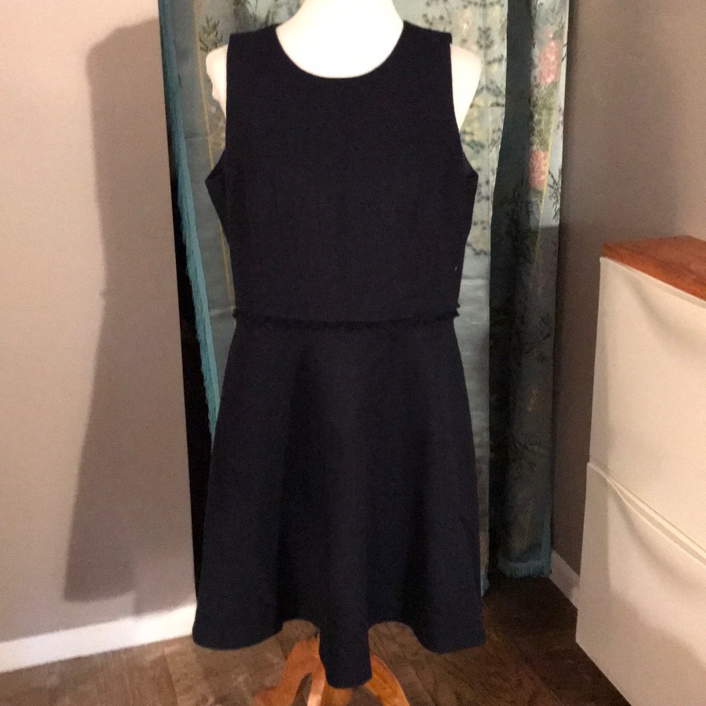 🍋 🌟2x HP🌟 NWOT Karl Lagerfield Navy Knit Dress